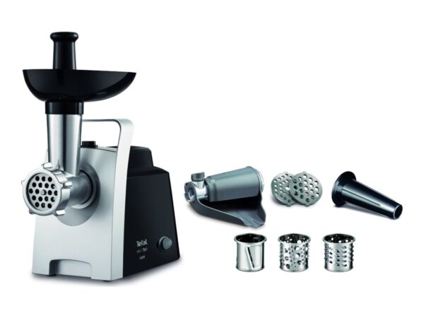 TEFAL | Meat Grinder | NE109838 | Stainless Steel/Black | 1400 W | Number of speeds 1 | Throughput (kg/min) 1.7 - Image 2