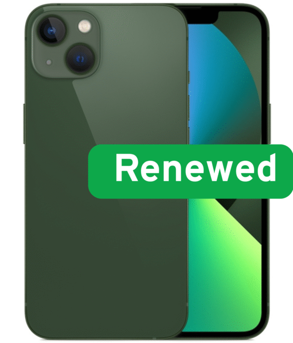 Apple | RENEW | Grade B | iPhone 13 | Green | 6.1 " | Super Retina XDR OLED | 2532 x 1170 pixels | A15 Bionic | 4 GB | 128 GB | Dual SIM | 5G | 12+12 MP | iOS | 18