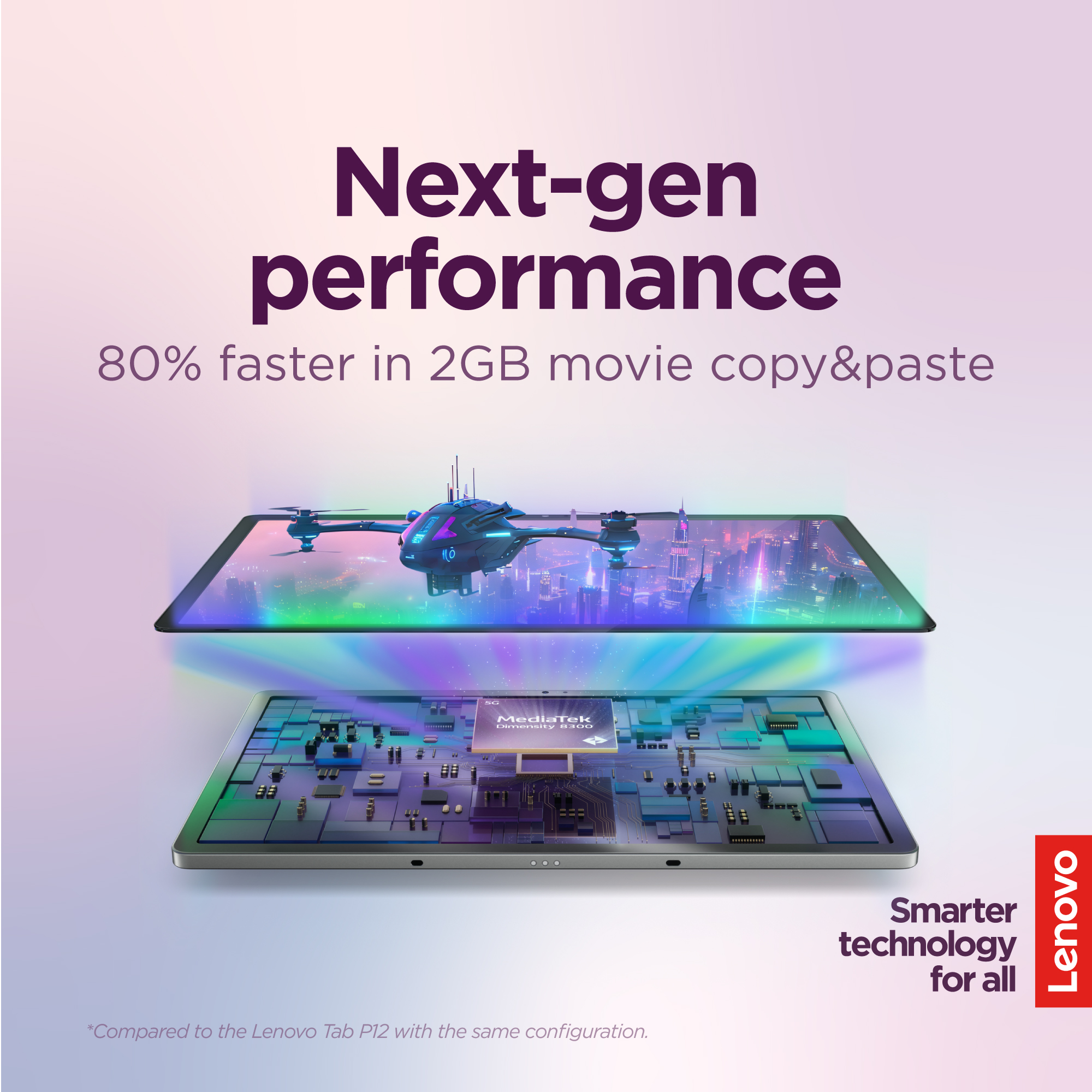 Lenovo Idea Tab Pro Wi-Fi (w/o power adapter) | ZAE40020SE | 12.7 " | Luna Grey | LTPS | 2944 x 1840 pixels | MediaTek | Dimensity 8300 | 8 GB | Soldered LPDDR5x | 256 GB | Wi-Fi | Front camera | 8 MP | Rear camera | 13 MP | Bluetooth | 5.3 | Android | 14 (OS upgrades until Android 16 and 4 years security patches) | Warranty 24 month(s) | Lenovo Tab Pen Plus, USB-A to USB-C cable, Manual - Image 14