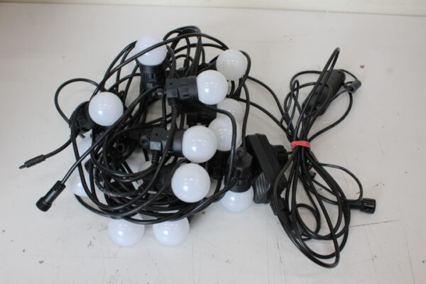 SALE OUT. Twinkly Festoon Smart LED Lights 20 AWW (Gold+Silver) G45 bulbs, 10m|Twinkly REFURBISHED, NO MANUAL, DIRTY, 3 MONTHS WARRANTY - Image 2