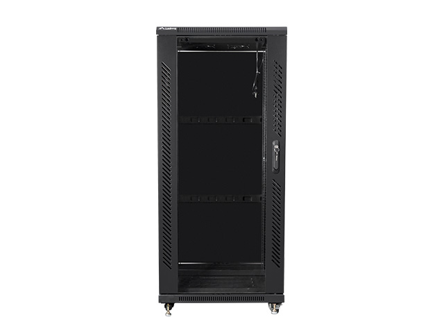 Lanberg | Rack cabinet 19" free-standing 27U/600x600 (flat pack) | FF01-6627-12B | Black - Image 4
