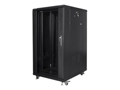 Lanberg | Rack cabinet 19" free-standing 22U/600x800 (flat pack) | FF01-6822-12B | Black