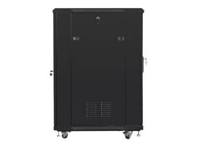 Lanberg | Rack cabinet 19" free-standing 22U/600x800 (flat pack) | FF01-6822-12B | Black - Image 4