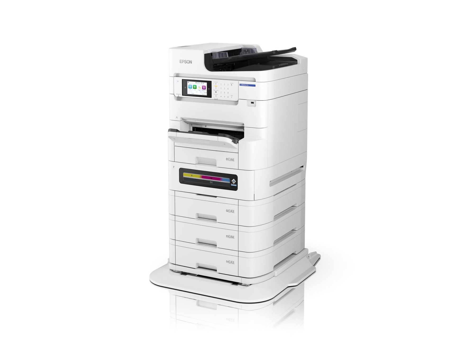 Epson Multifunctional printers | WorkForce Pro EM-C8101RDWF | Inkjet | Colour | A4 | Wi-Fi | White - Image 2