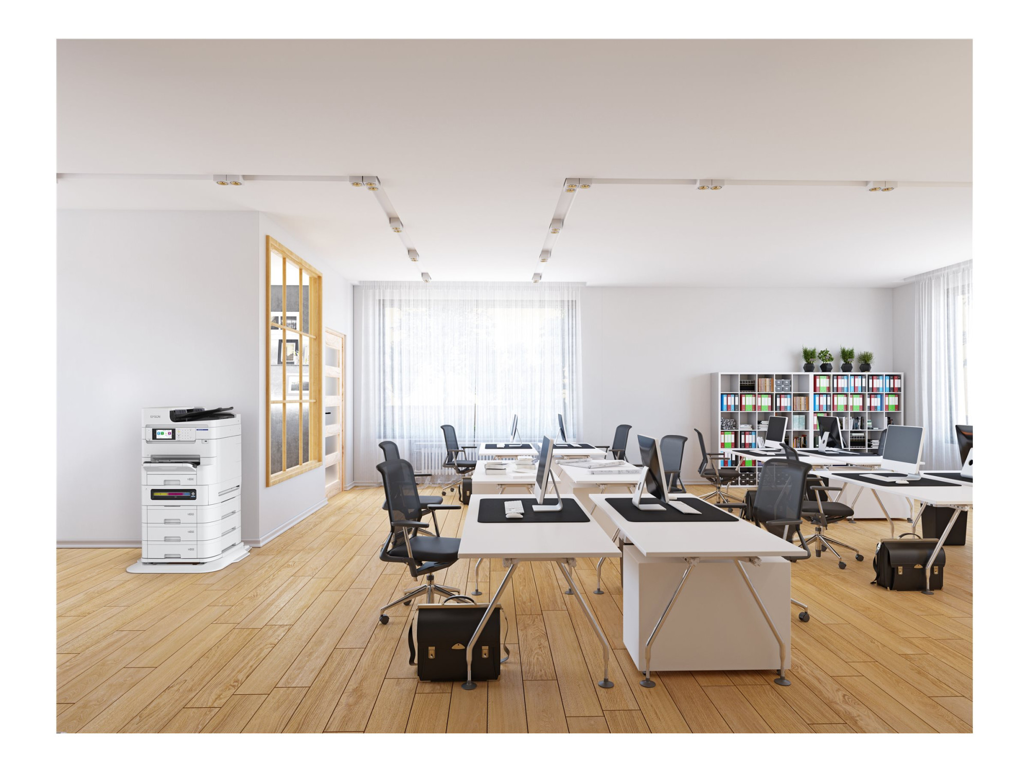 Epson Multifunctional printers | WorkForce Pro EM-C8101RDWF | Inkjet | Colour | A4 | Wi-Fi | White - Image 11