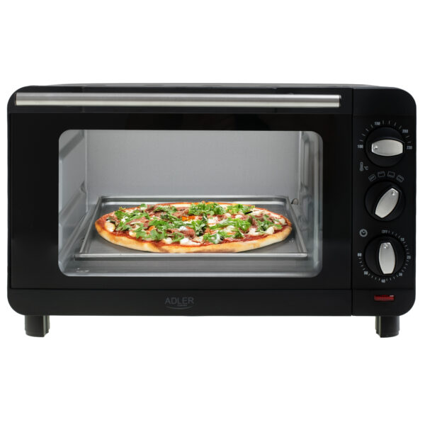 Adler Electric oven | AD 6029 | 14 L | 1200 W | Black - Image 4