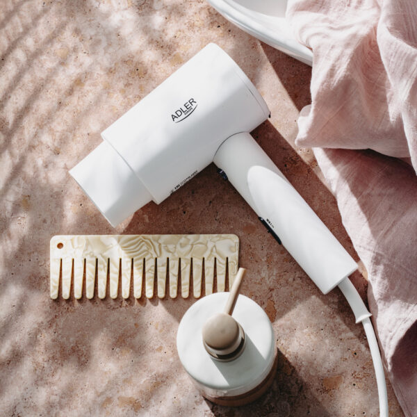 Adler Wall-Mount Hair Dryer | AD 2285 | 2000 W | Number of temperature settings 3 | White - Image 14