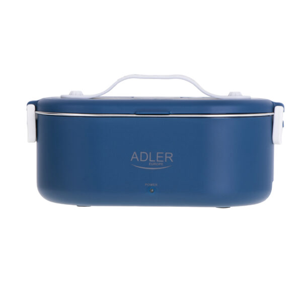 Adler | Electric lunch box with thermal bag | AD 4522 | 0.8 L | Plastic/Stainless steel | Blue | Lid included - Image 5