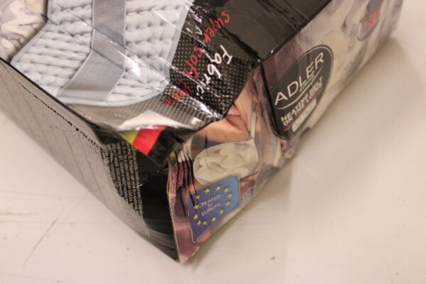 SALE OUT. Adler AD 7437 Heating belt on the loins, Grey | Adler | Heating belt on he loins | AD 7437 | Number of heating levels 4 | Number of persons 1 | Remote control | 100 W | Light Grey | DAMAGE PACKAGING - Image 3