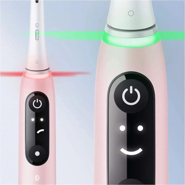 Oral-B Toothbrush + Travel Case | iO6 | Rechargeable | For adults | Number of brush heads included 1 | Number of teeth brushing modes 5 | Pink - Image 3