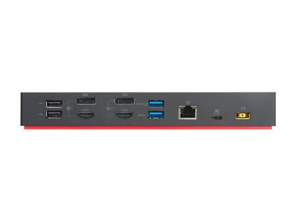 Lenovo | ThinkPad Hybrid USB-C with USB-A Dock, max 2 displays, | 40AF0135EU | USB-C  Dock | Ethernet LAN (RJ-45) ports 1 | DisplayPorts quantity 2 | USB 3.0 (3.1 Gen 1) Type-C ports quantity 1 x USB-C (Gen 2, 5V / 3A power) | USB 3.0 (3.1 Gen 1) ports quantity 3 x USB-A (Gen 2, 10 Gbps) | USB 2.0 ports quantity 2 | HDMI ports quantity 2 | 90 W | Warranty 36 month(s) - Image 10