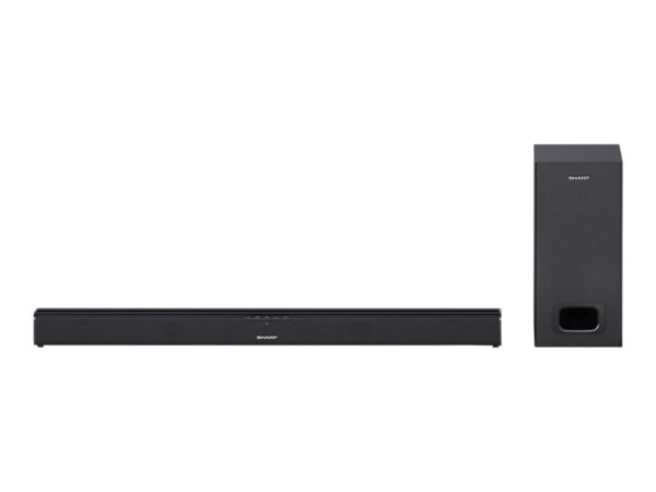 Sharp | HT-SBW110 2.1 Slim Soundbar | Black | No | AUX in | Bluetooth | Wireless connection - Image 6