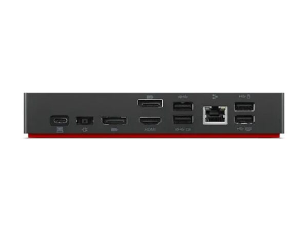 Lenovo | ThinkPad Universal USB-C Dock - EU | Docking station | Ethernet LAN (RJ-45) ports 1 | VGA (D-Sub) ports quantity 1 | DisplayPorts quantity 2 | USB 3.0 (3.1 Gen 1) Type-C ports quantity 1 | USB 3.0 (3.1 Gen 1) ports quantity 3 | USB 2.0 ports quantity 2 | HDMI ports quantity 1 | 65 W | Warranty 36 month(s) - Image 15