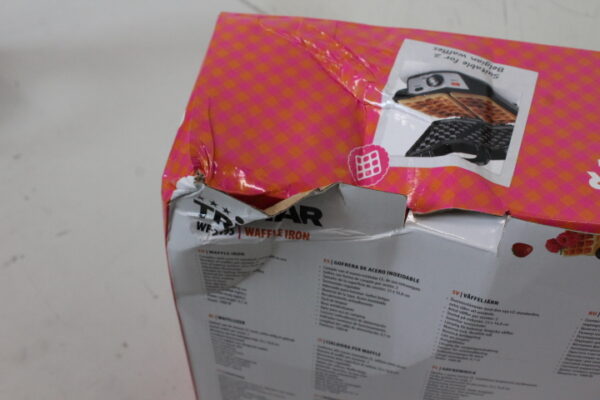 SALE OUT.  | Tristar | Waffle maker | WF-2195 | 1000 W | Number of pastry 2 | Belgium | Black | DAMAGED PACKAGING - Image 4