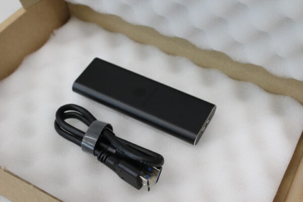 SALE OUT. Icy box IB-183M2 1x mSATA SSD to USB 3.0 host, aluminium, black | Raidsonic | REFURBISHED, WITHOUT ORIGINAL PACKAGING - Image 2