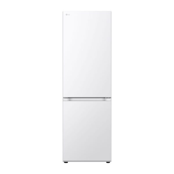 LG | Refrigerator | GBV3100DSW | Energy efficiency class D | Free standing | Combi | Height 186 cm | Fridge net capacity 234 L | Freezer net capacity 110 L | Display | 35 dB | White