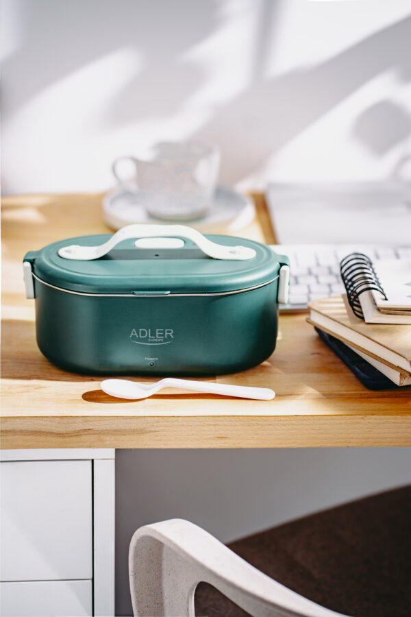 Adler | Electric lunch box with thermal bag | AD 4522 | 0.8 L | Plastic/Stainless steel | Green | Lid included - Image 15