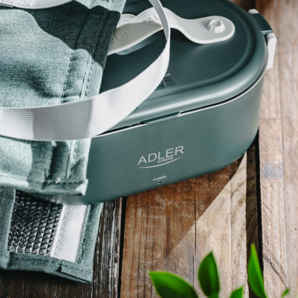 Adler | Electric lunch box with thermal bag | AD 4522 | 0.8 L | Plastic/Stainless steel | Green | Lid included - Image 17