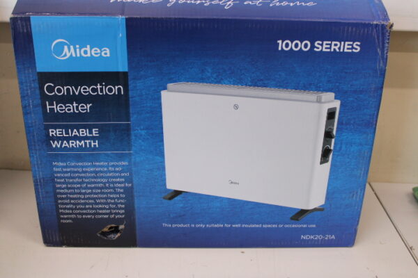 SALE OUT. Midea NDK20-21A Convection Heater, White | Midea | Heater | NDK20-21A | Convection Heater | 2000 W | Suitable for rooms up to 20 m² | White | DAMAGED PACKAGING