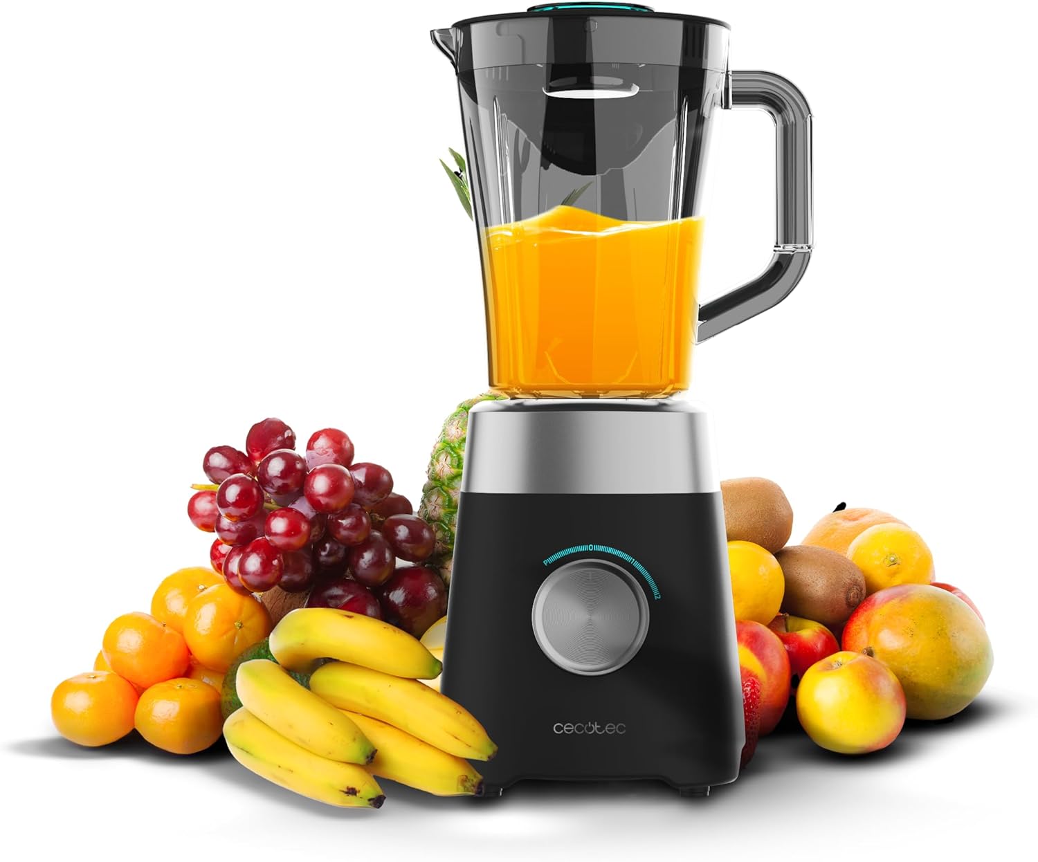 Cecotec Blender | Power Black Titanium 1300MAX B | Tabletop | 1300 W | Jar material Plastic | Jar capacity 1.5 L | Ice crushing | Black - Image 6