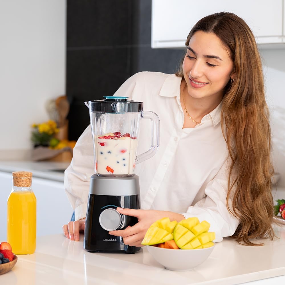 Cecotec Blender | Power Black Titanium 1300MAX B | Tabletop | 1300 W | Jar material Plastic | Jar capacity 1.5 L | Ice crushing | Black - Image 7