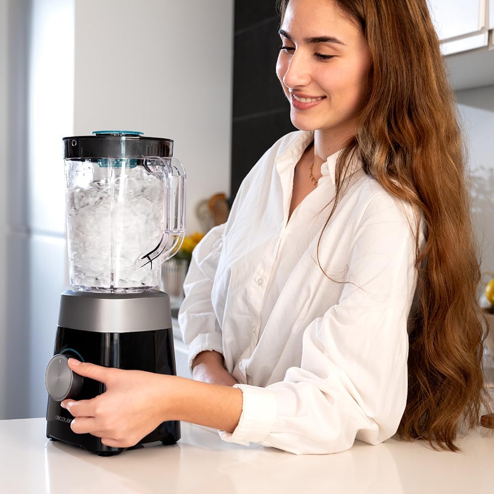 Cecotec Blender | Power Black Titanium 1300MAX B | Tabletop | 1300 W | Jar material Plastic | Jar capacity 1.5 L | Ice crushing | Black - Image 8