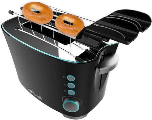 Cecotec Toaster | Toast&Taste Double B | Power 650 W | Number of slots 2 | Housing material Stainless steel - Image 2