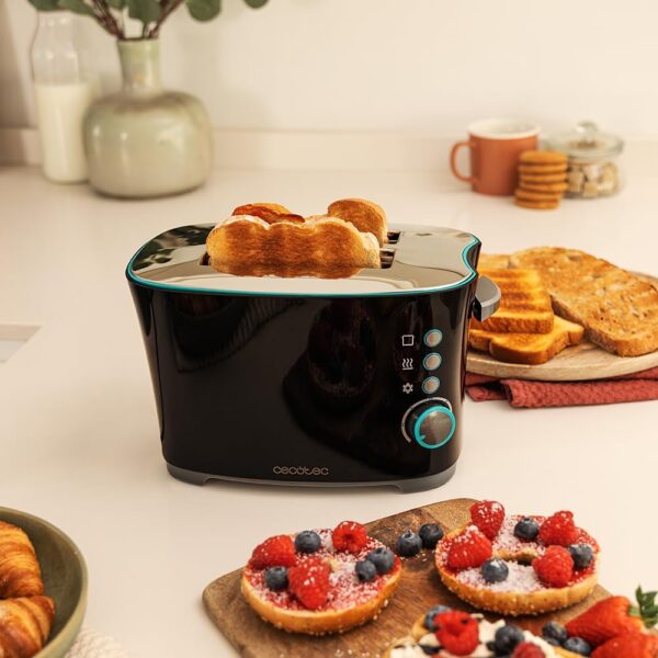 Cecotec Toaster | Toast&Taste Double B | Power 650 W | Number of slots 2 | Housing material Stainless steel - Image 5