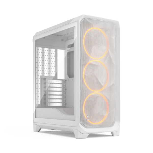 Fractal Design Meshify 3 | White RGB TG Clear Tint | Mid-Tower | Power supply included No | ATX