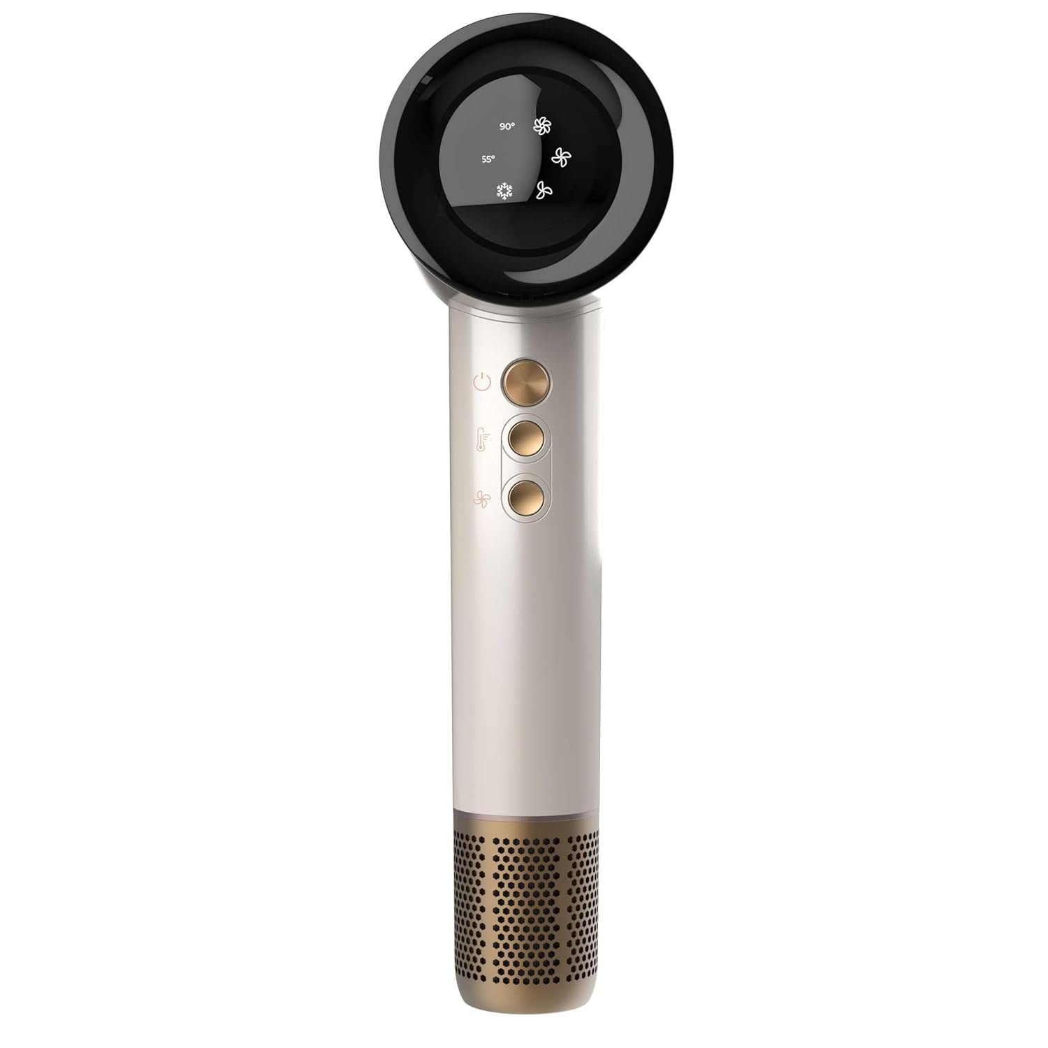 Cecotec Hair Dryer | IoniCare RockStar Nano IonTech Champagne | 1600 W | Number of temperature settings 3 | Ionic function | Champagne - Image 3