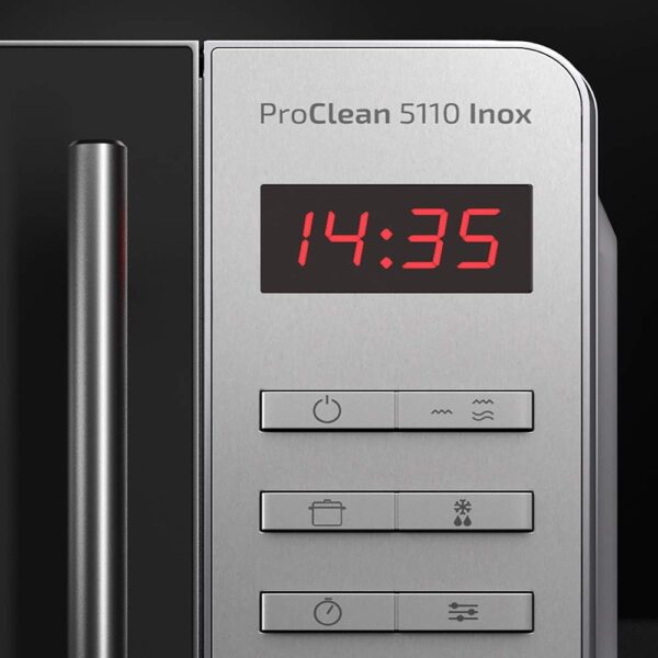 Cecotec Microwave Oven | ProClean 5110 Inox | Free standing | 20 L | 700 W | Grill | ‎Stainless Steel - Image 2