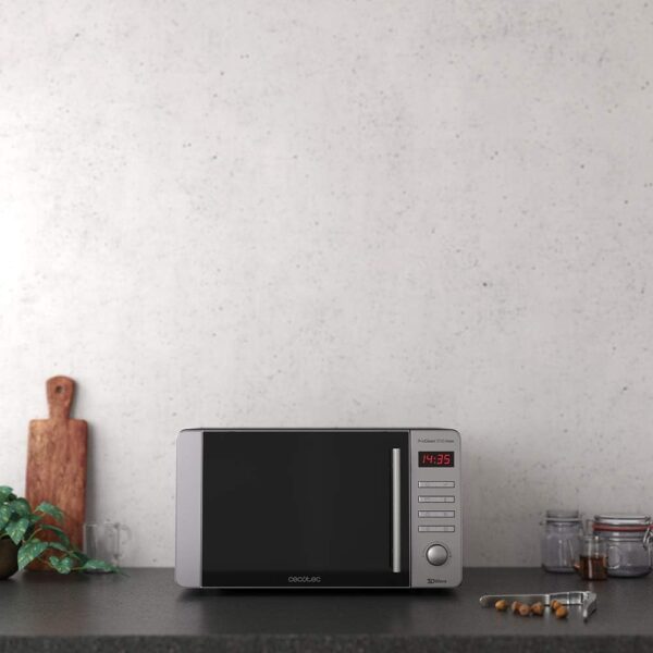 Cecotec Microwave Oven | ProClean 5110 Inox | Free standing | 20 L | 700 W | Grill | ‎Stainless Steel - Image 3