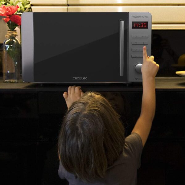Cecotec Microwave Oven | ProClean 5110 Inox | Free standing | 20 L | 700 W | Grill | ‎Stainless Steel - Image 5