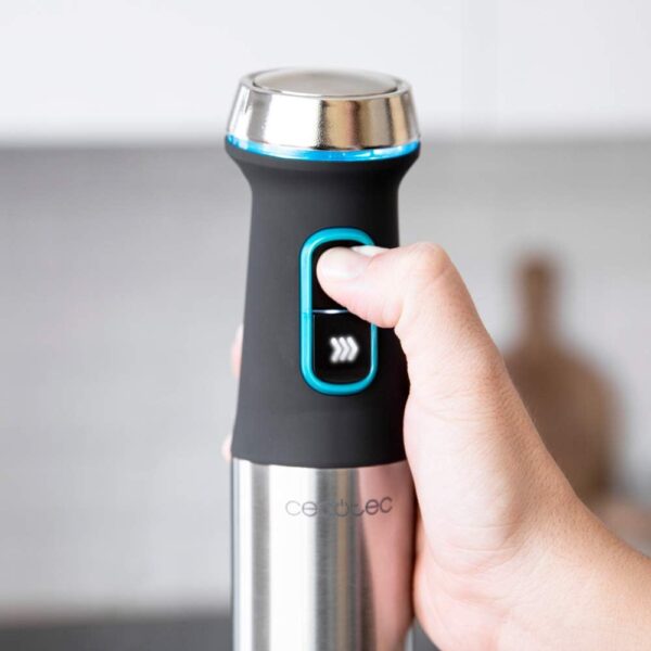 Cecotec Hand Blender | Power TitanBlack 1200 XL | Hand Blender | 1200 W | Number of speeds Adjustable | Turbo mode | Stainless steel - Image 3