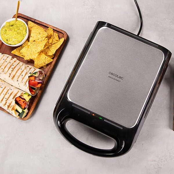 Cecotec Sandwich Maker | Rock'nToast Family 3in1 | 1500 W | Number of plates 3 | Black - Image 2