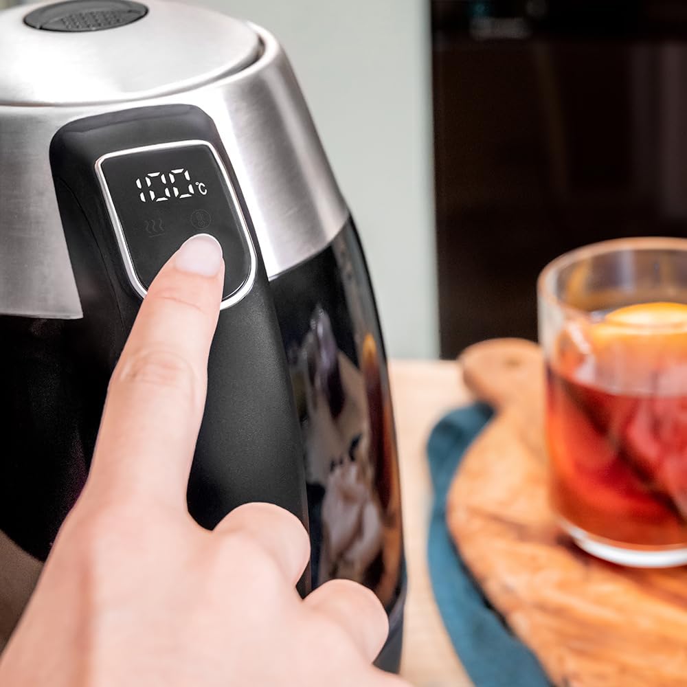 Cecotec Kettle | Thermosense 400 VisionLight | Electric | 2200 W | 1.7 L | Stainless steel | 360° rotational base | Black/Stainless steel - Image 4