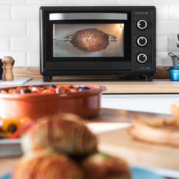 Cecotec Mini Oven | Bake&Toast 3090 Black Gyro | 30 L | 1500 W | Black - Image 5