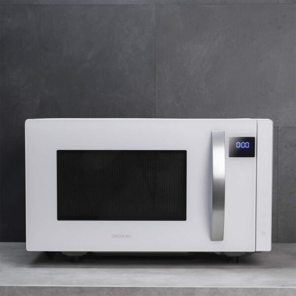 Cecotec Microwave Oven | GrandHeat 2300 Flatbed Touch White | Free standing | 23 L | 800 W | White - Image 3