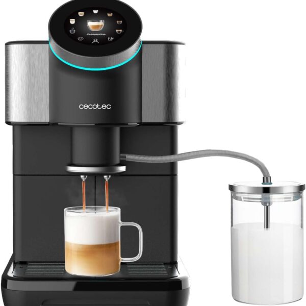 Cecotec Coffee Maker | Cremmaet Spin | Pump pressure 19 bar | Built-in milk frother | Super-automatic | 1450 W