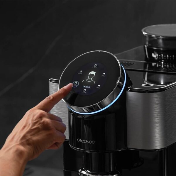Cecotec Coffee Maker | Cremmaet Spin | Pump pressure 19 bar | Built-in milk frother | Super-automatic | 1450 W - Image 3