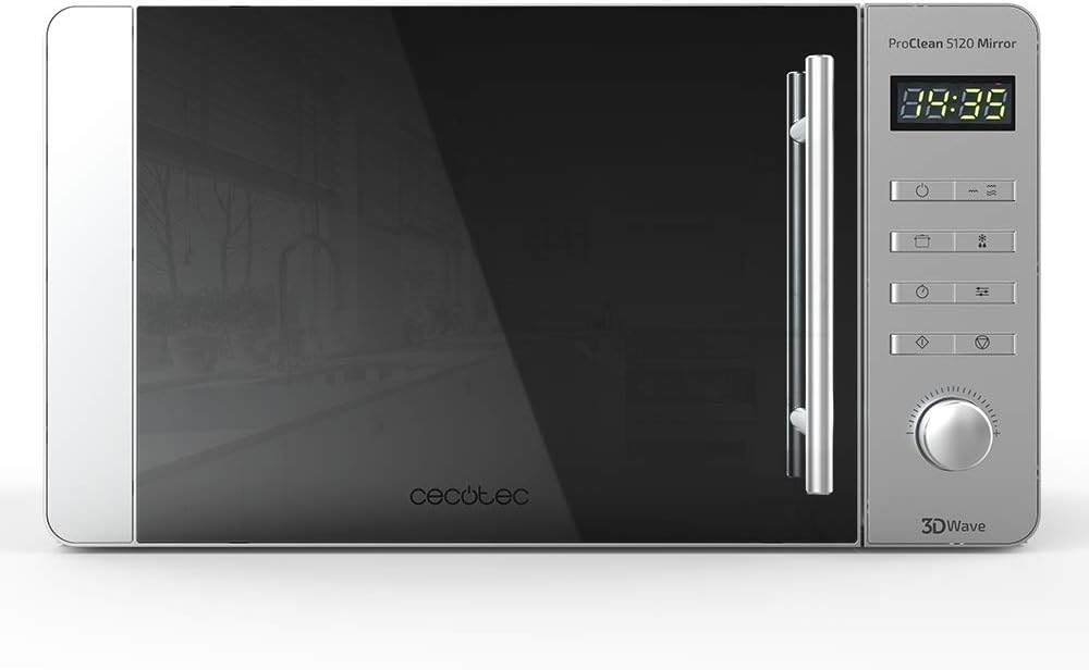 Cecotec Microwave Oven | ProClean 5120 Mirror | Free standing | 20 L | 700 W | Grill | Stainless Steel - Image 3