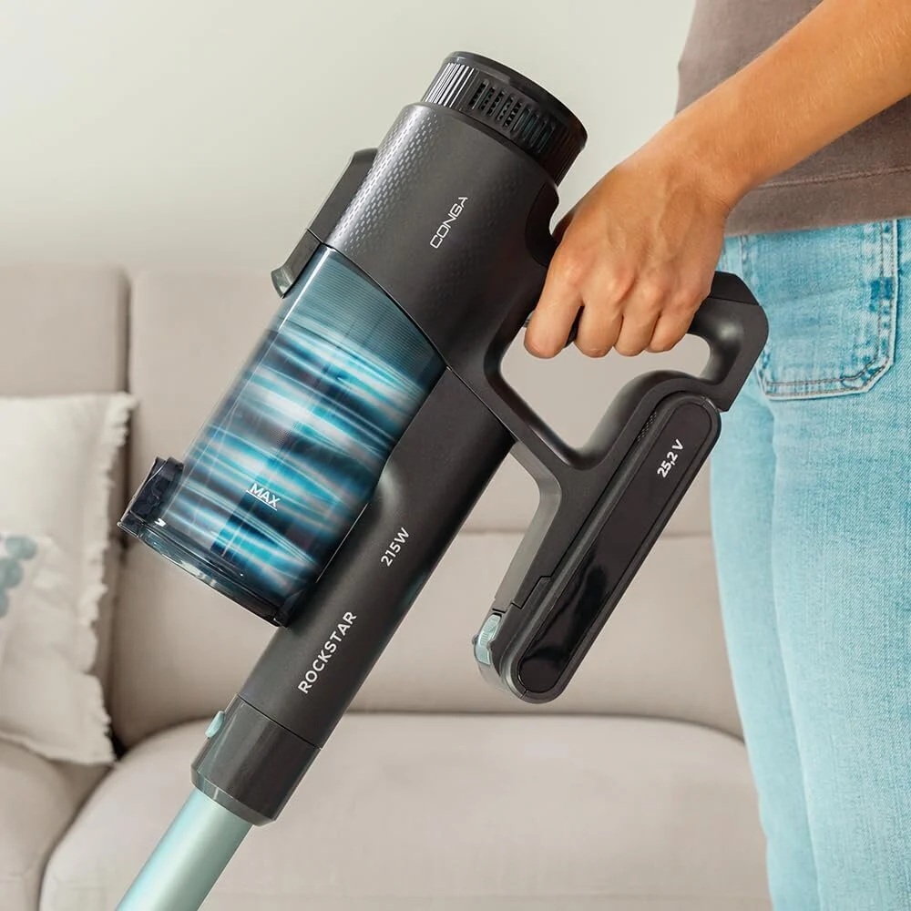 Cecotec Vacuum cleaner | Conga Rockstar 1500 Ray Pure | Cordless operating | Handstick | 215 W | 25.2 V | Operating time (max) 45 min | Black/Grey - Image 5