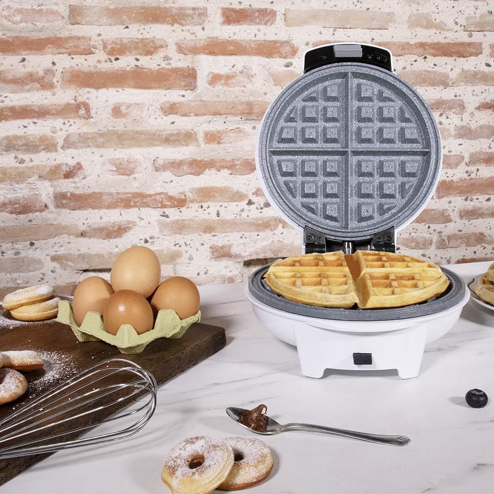 Cecotec Waffle Maker | Fun Gofrestone 3in1 | 700 W | Number of pastry 3 | Waffle/Muffin/Donut | White - Image 5