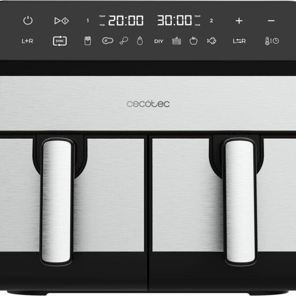 Cecotec Air Fryer | Cecofry Advance 9000 Inox | Power 2800 W | Capacity 9 L