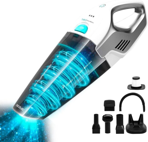 Cecotec Vacuum Cleaner | Conga Immortal ExtremeSuction 7.4 V Hand | Cordless operating | Handheld | 7.4 V | Operating time (max) 20 min | White - Image 3