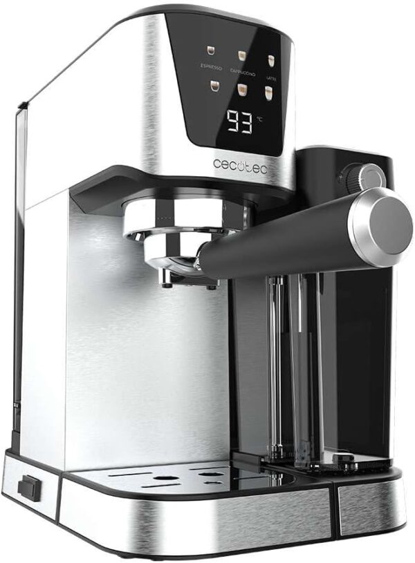 Cecotec Coffee Maker | Power Espresso 20 Cream | Pump pressure 20 bar | Built-in milk frother | Semi-automatic | 1350 W - Image 2