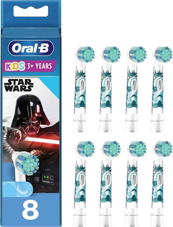 Oral-B Replaceable toothbrush heads | Kids Star Wars | Heads | For kids | Number of brush heads included 8