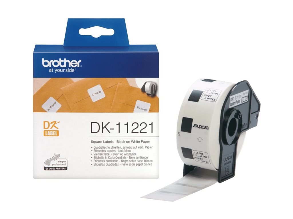 Brother | DK-11221 Square Paper Label | White | DK | 23mm - Image 8
