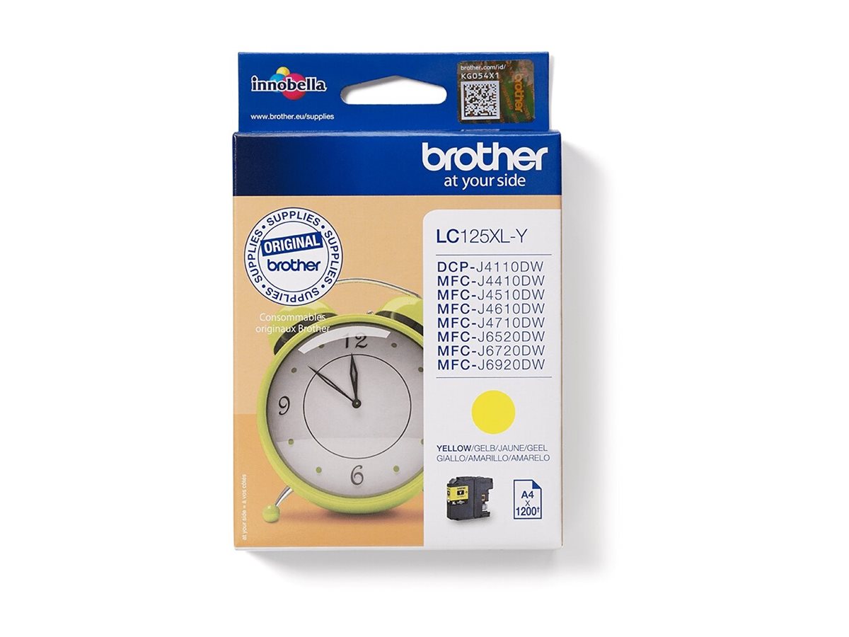 Brother LC125XLY | Ink Cartridge | Yellow - Image 4