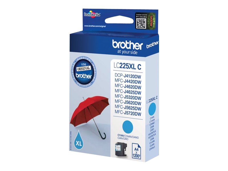 Brother LC-225XLC | Ink Cartridge | Cyan - Image 4